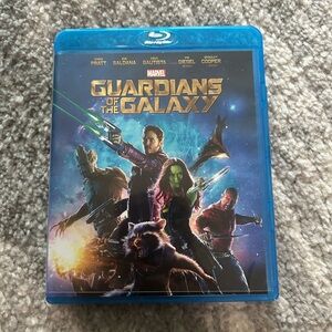 Marvel Blu-ray with Blue and Yellow Highlights